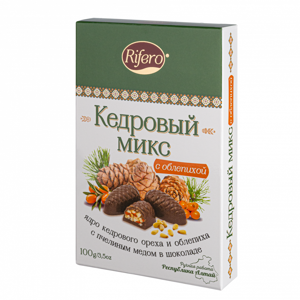  Риф и ко Конфеты "Кедровый микс ОБЛЕПИХА" 100г      в Бузулуке