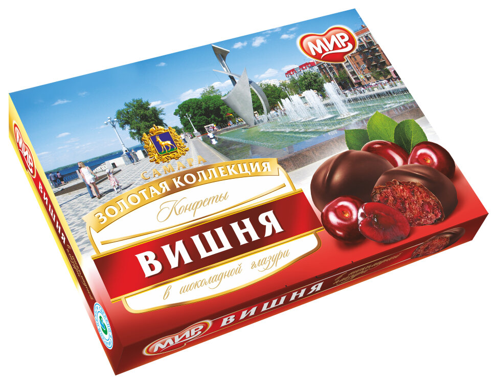  КФ МИР Вишня в шоколадной глазури 160г в Бузулуке