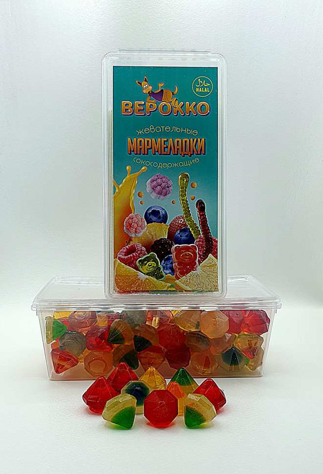  Жевательный мармелад Самоцветы, 250г      в Бузулуке